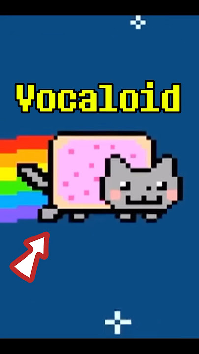Nyan Cat is a Vocaloid Song? #vocaloid #utau #hatsunemiku #miku #teto #neru #triplebaka #nyancat