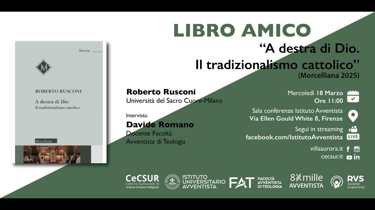 Libro Amico - Roberto Rusconi - A destra di Dio. Il tradizionalismo cattolico
