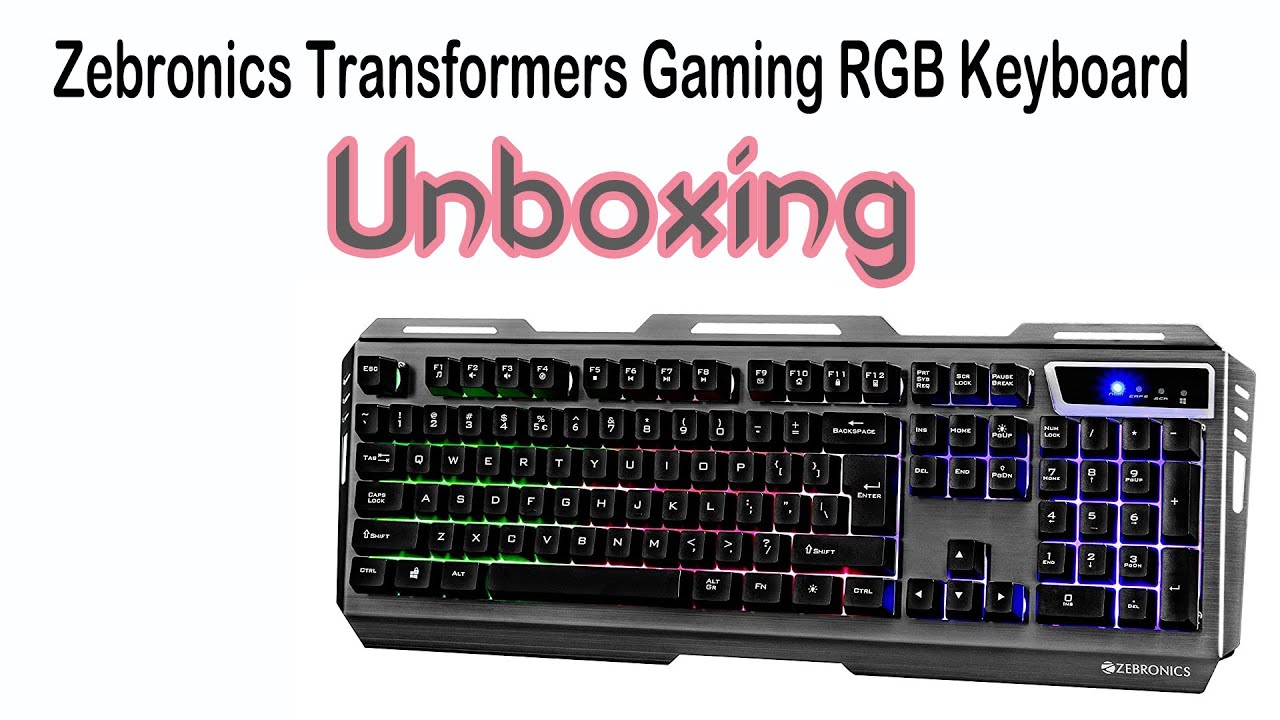 Zebronics Gaming RGB Mouse Unboxing - YouTube