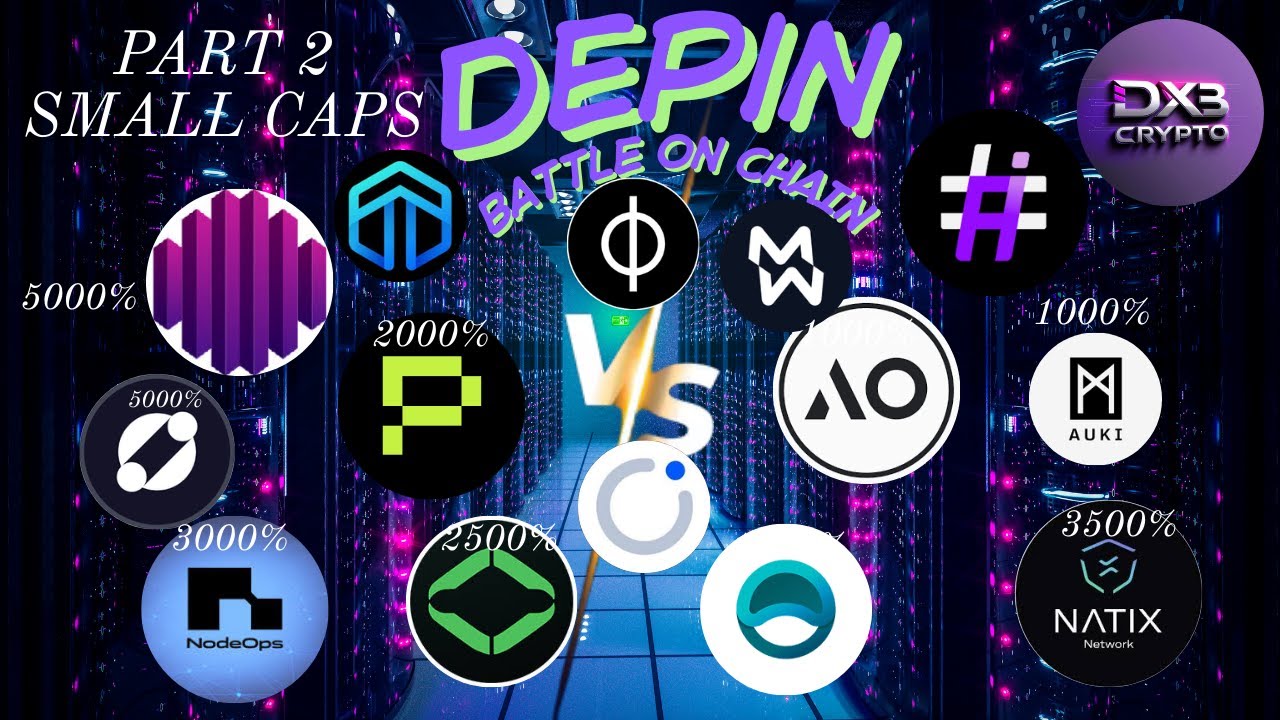 🔥PART2 - DePIN Battle Royale ⚔️ 100X Micro-Cap Depin Projcts! AO,  OCTA,PHALA, NATIX, NODE OPS +🔥 - YouTube