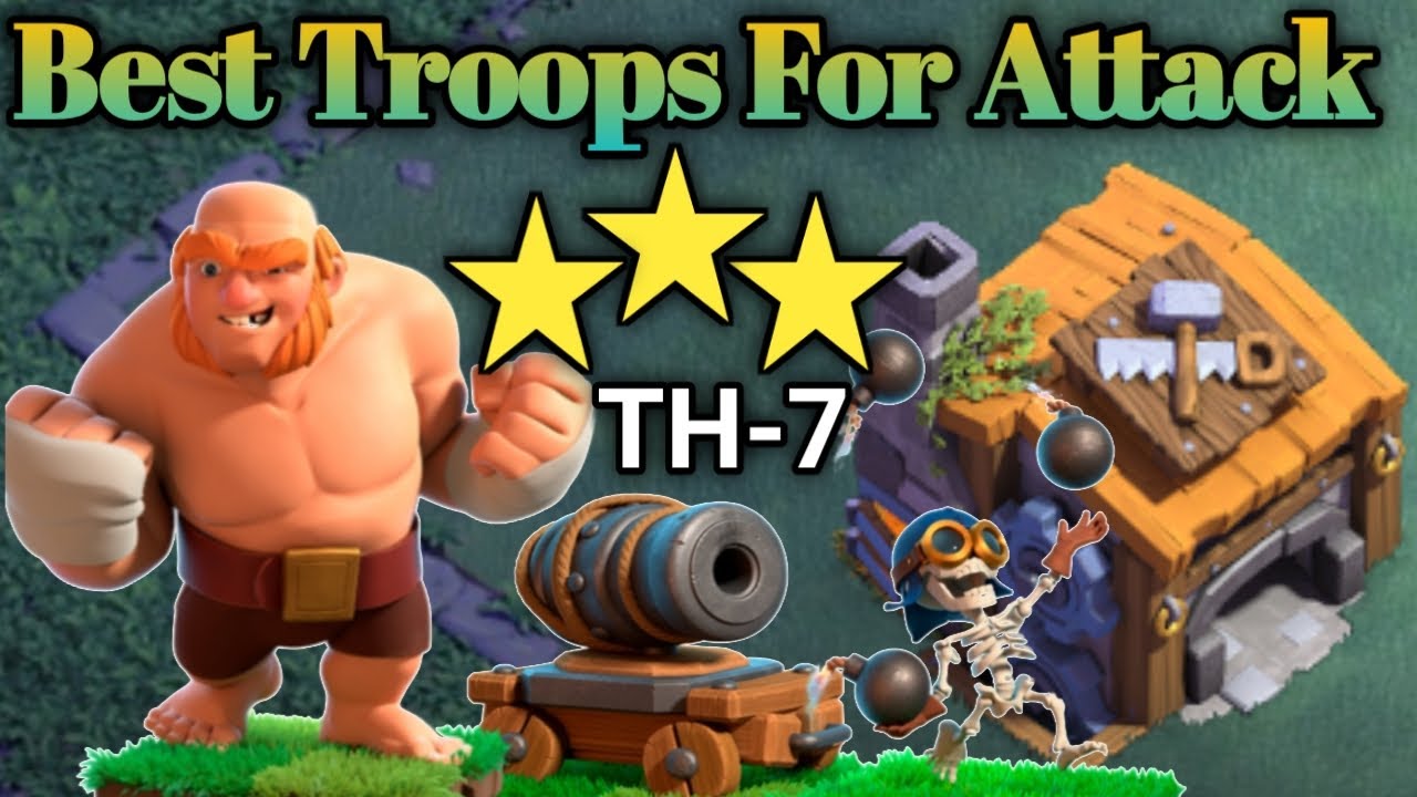 Best Army For Builder Base TH7 Grate And OP Attack Strategy