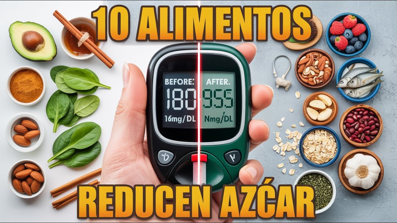 ¡Descubrí 10 alimentos que equilibran la glucosa sin medicamentos!