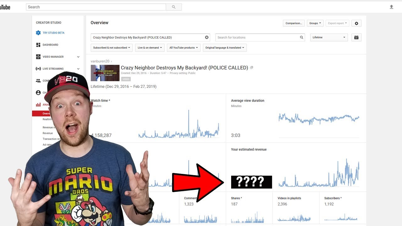 How Much YouTube Paid Me For My Video With Over 1 Million Views! - YouTube