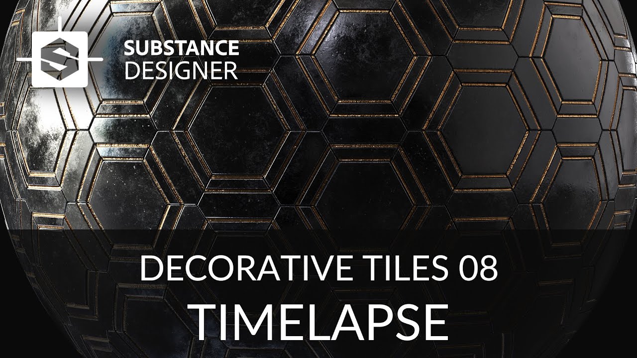 Substance Designer - Decorative Tiles 08 - YouTube