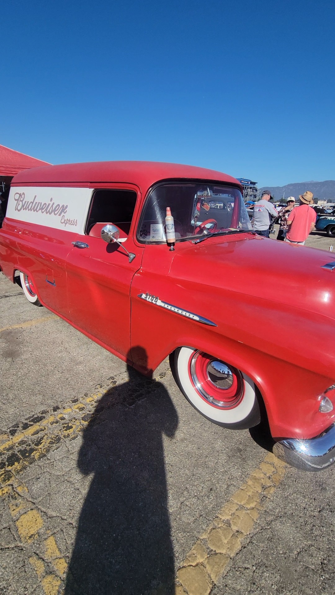 Super Low 1955 Chevy Panel Truck at Pomona Swap Meet! 😮 Classic