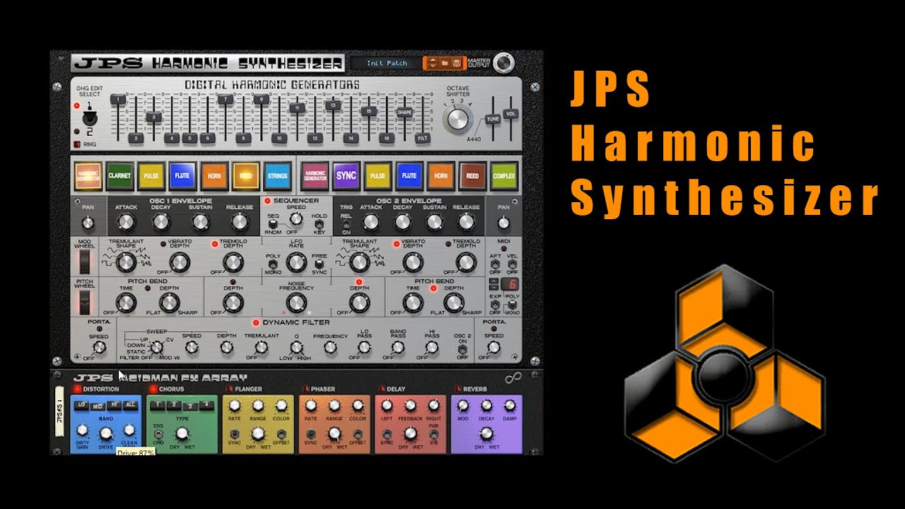 Propellerhead Reason Re Review JPS Harmonic Synthesizer YouTube