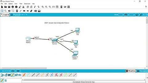 How to configure DHCP on a Packet Tracer