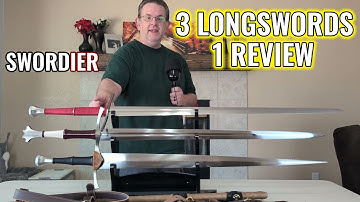 Three longsword reviews in one video - Swordier