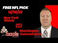 NFL Picks - New York Giants vs Washington Commanders Prediction, 12/18/2022 Week 15 NFL Free Picks