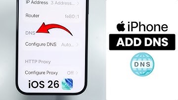 [iOS 26] How to Add or Set Up DNS in iPhone - DNS Settings
