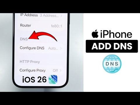 [iOS 26] How to Add or Set Up DNS in iPhone - DNS Settings