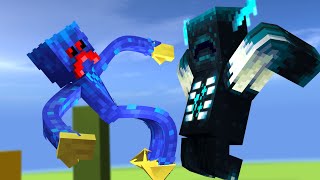 WARDEN vs HUGGY WUGGY - Who's Scarier? (Minecraft Animation)