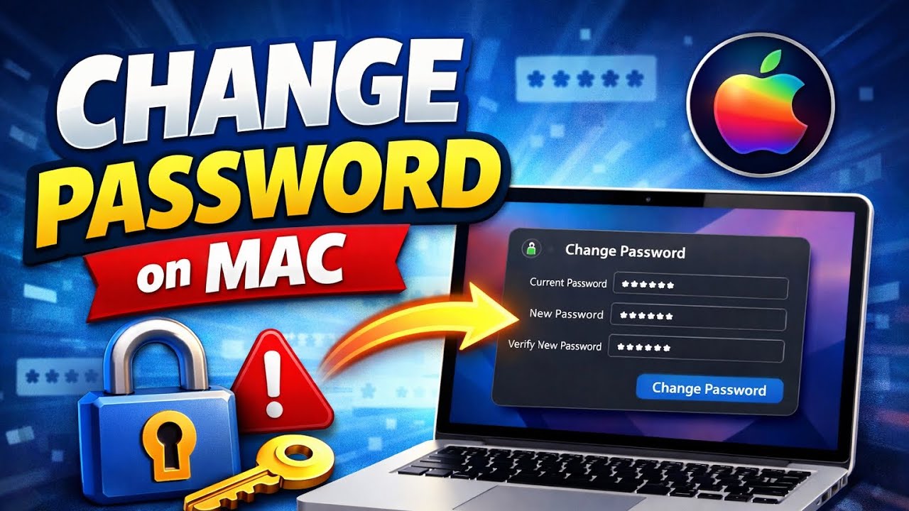 How To Change Password on Mac - Full Guide - YouTube