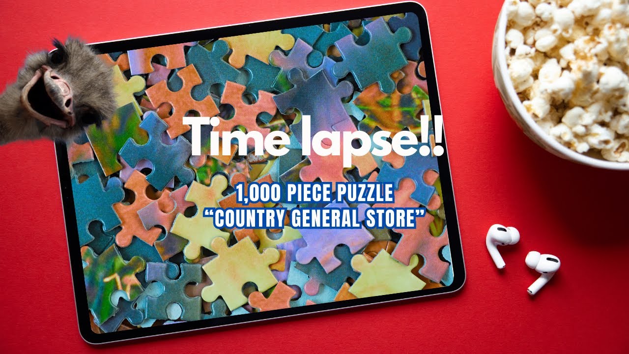 Time lapse video of amazing 1000 piece puzzle - YouTube
