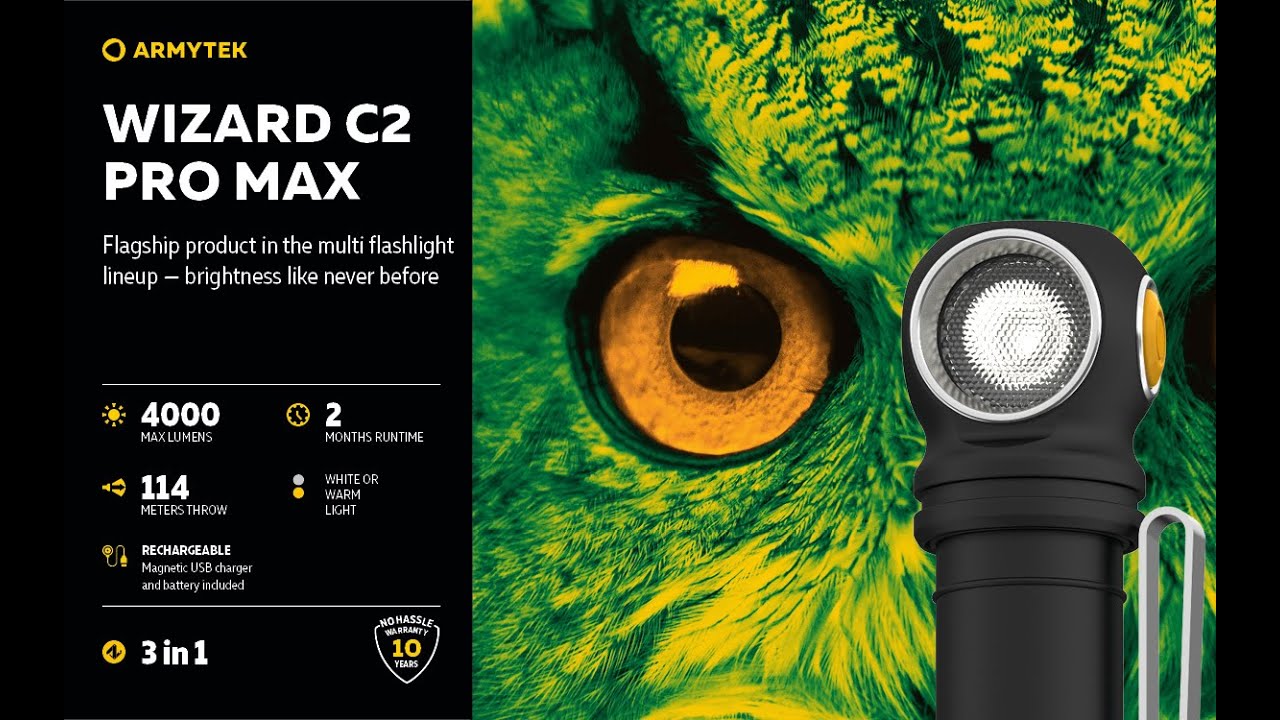 Latarka na Blackout i do Samoobrony! - Recenzja Armytek Wizard C2 Pro Max.