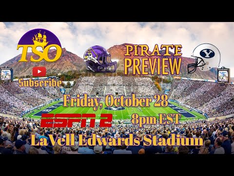 PIRATE PREVIEW: Riley Nelson, BYU Color Analyst & John Fisher, ECU FB ...