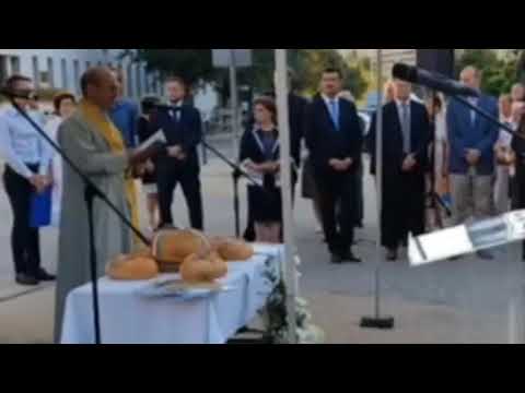 Feczák László görögkatolikus pap beszéde Kecskeméten augusztus 20-án