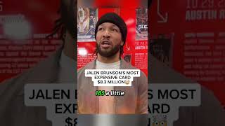 watch blez on eBay live with,  JALEN BRUNSON'S MOST EXPENSIVE CARD $8.3   #mrbeast #basketball #nba