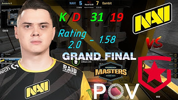 CS GO POV Demo electronic vs Gambit on Train (DHM - GRAND FINAL)