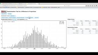 Compute p-value in StatKey