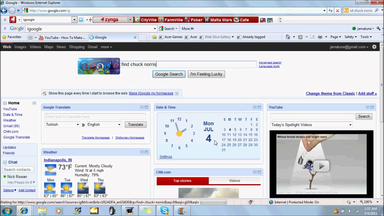 Find Chuck Norris on Google