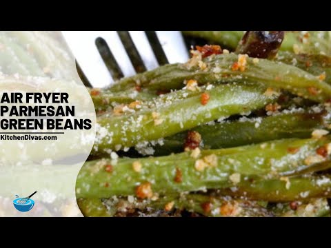 Easy Air Fryer Frozen Green Beans + Video