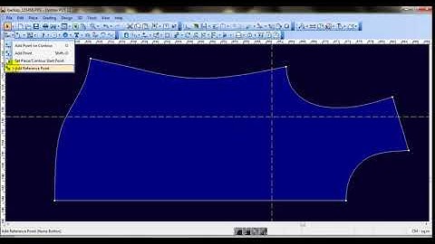 Optitex ND Add Reference Point tool, This tool is used for adding a point which is only used as a re
