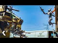 Robot Fight Scene - Chappie (2015)