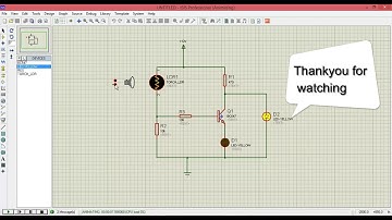 ldr circuit using transistor in proteus