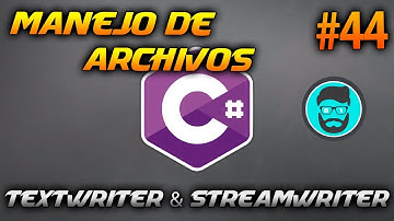 Cómo CREAR y ESCRIBIR en un ARCHIVO .txt - Manejo de Archivos | Desarrollo en CSharp (C#) #44