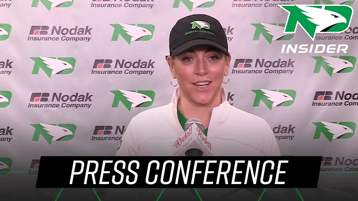 Christine Engel Press Conference | UND Cross Count...