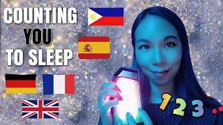 ASMR COUNTING YOU TO SLEEP IN DIFFERENT LANGUAGES  (Soft Speaking & Whispering) 🔢😴[Compilation] screenshot 2