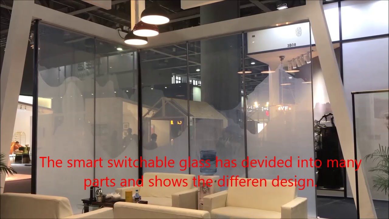 Funny video for smart switchable glass, interior glass design, magic ...