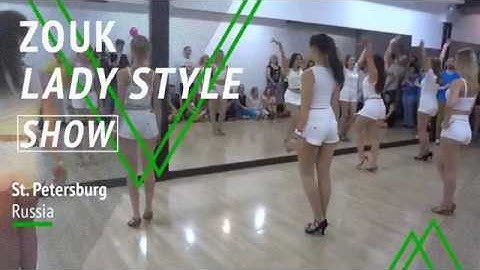 ZOUK Lady show Ipanema dance studio