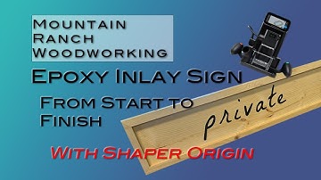 Epoxy Inlay Start to Finish with Shaper Origin