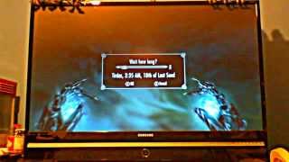 Skyrim glitch on Xbox 360