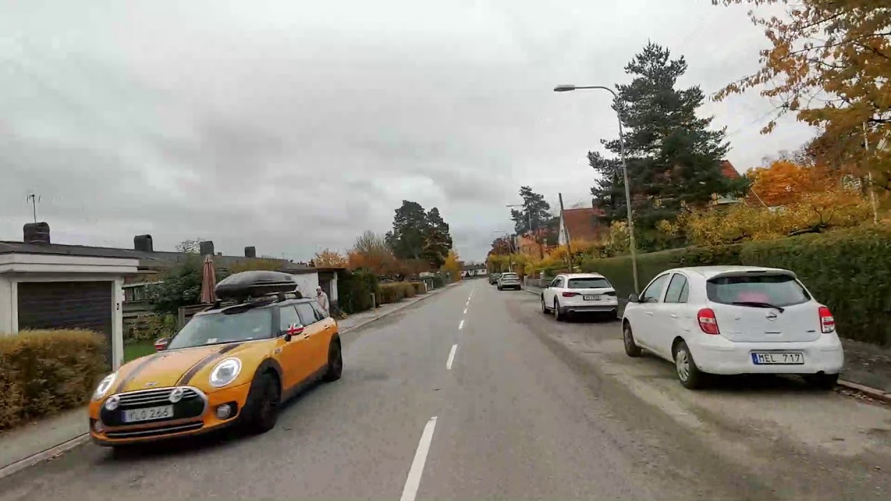 Linje 165 Liljeholmen mot Farsta Centrum  ( Stockholm SSV Nyboda Hallen Garage )