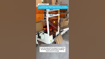 E-commerce unpacking machine - an hour unpacking 800-1200 carton forming machine