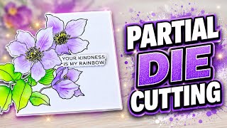PARTIAL DIE CUTTING EXPLAINED EASY 😍 #altenew #quickcrafts 
