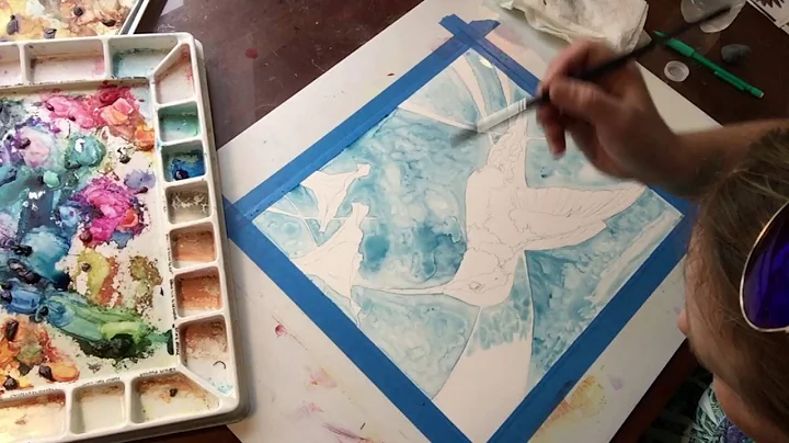 How to Start Watercolor Underpainting on Yupo By M...