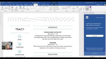 #Microsoft365 Day 201: Get help from LinkedIn in Word Resume Assistant