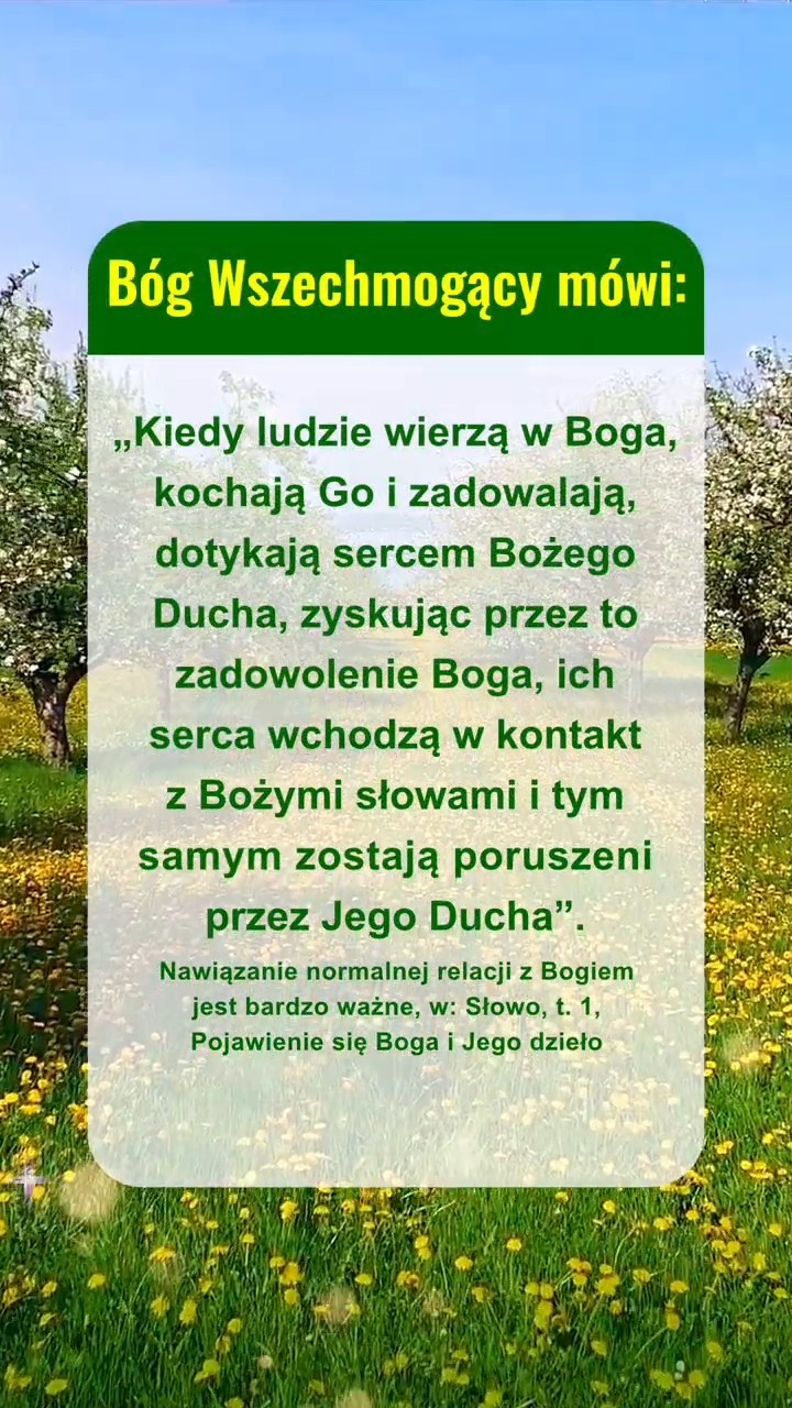 Wycisz się przed obliczem Boga, Czytaj Jego słowa