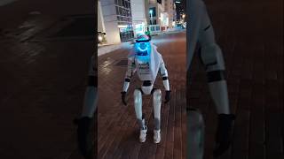 Future Walking on Dubai Streets 🤖 #Dubai #Robot #AI #FutureTech #UAE #Trending #Shorts #explorepage