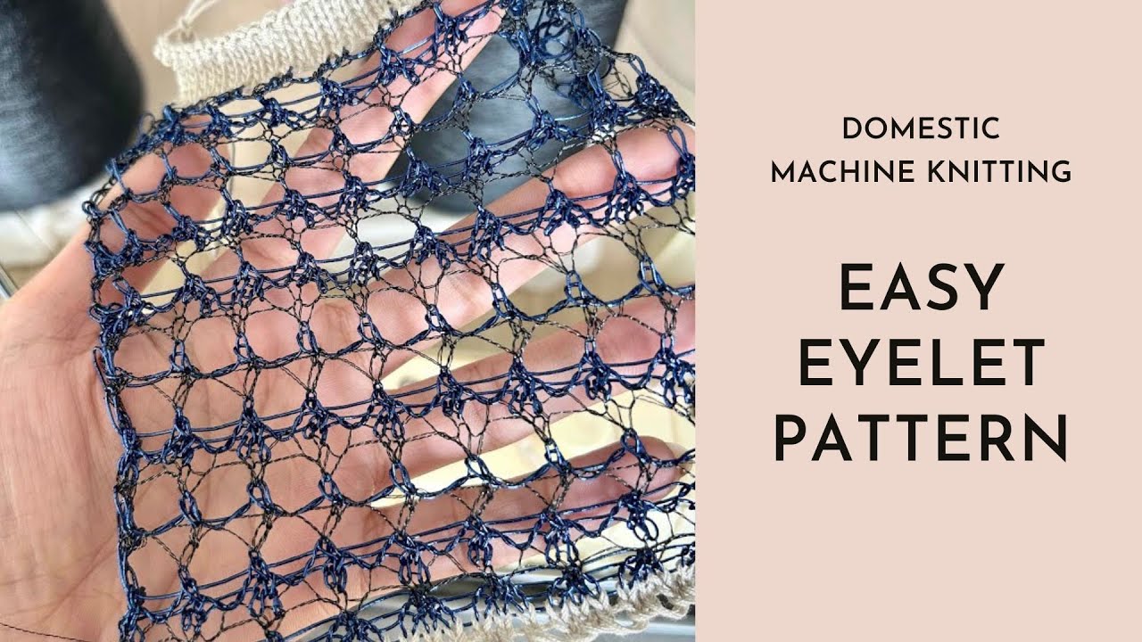 DOMESTIC MACHINE KNITTING - TRANSFER WORK