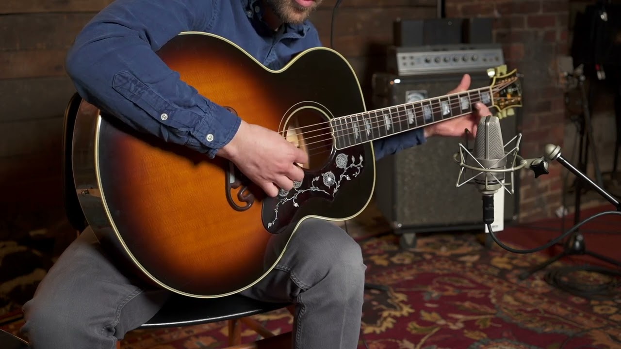 1993 Gibson J-200 - YouTube