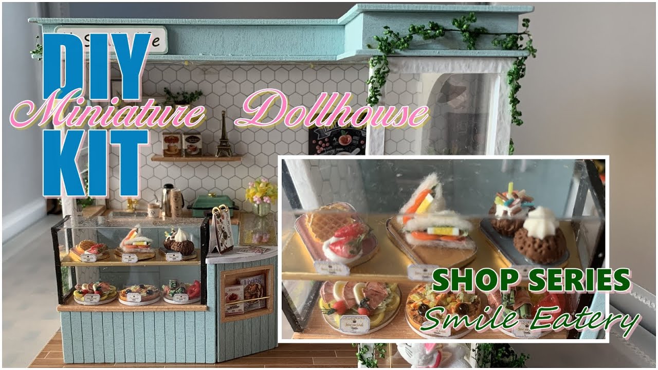 【DIY ミニチュア】ドールハウス・キット#20 [SHOP SERIES Smile Life]
