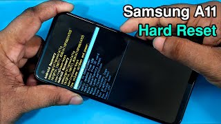 Samsung Galaxy A11 Hard Reset / Pattern Unlock / Factory Reset / Removing PIN / Without PC || screenshot 3