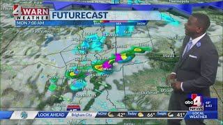 Winter Weather Advisories for northern mountains with chilly temperatures