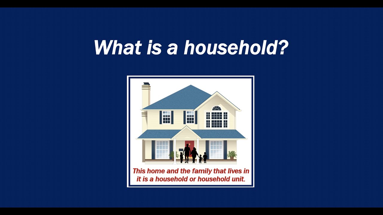 What is a household? 