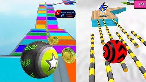 NEW SKY ROLLING BALL GAME PLAY VS GOING BALLS GAME SPEED RUN ANDROID MOBILE GAMES IOS GAMEPLAY
